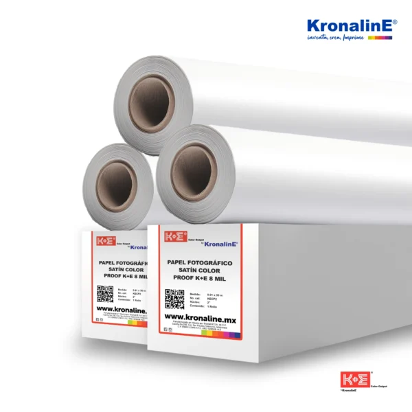 PAPEL FOTOGRÁFICO
SATIN COLOR PROOF  K+E 8 MIL