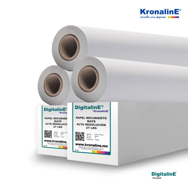 PAPEL RECUBIERTO
MATE ALTA RESOLUCIÓN 27 LBS