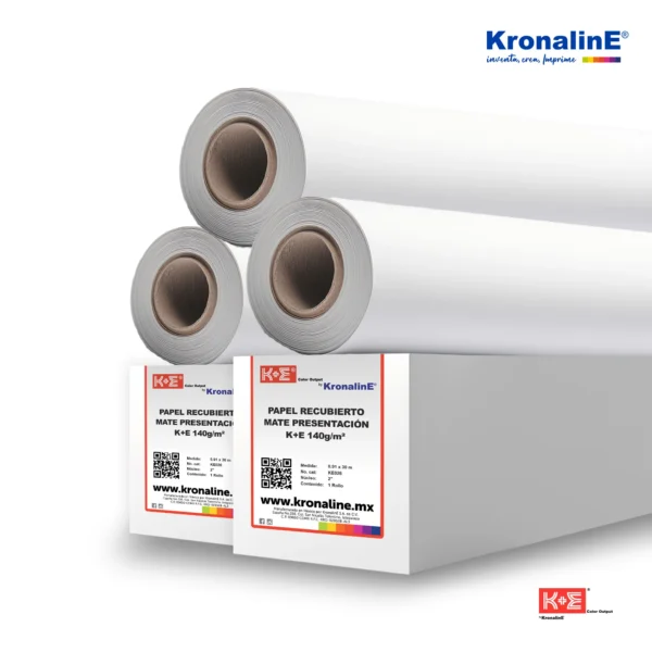 PAPEL RECUBIERTO
MATE PRESENTACIÓN K+E 140
g/m²