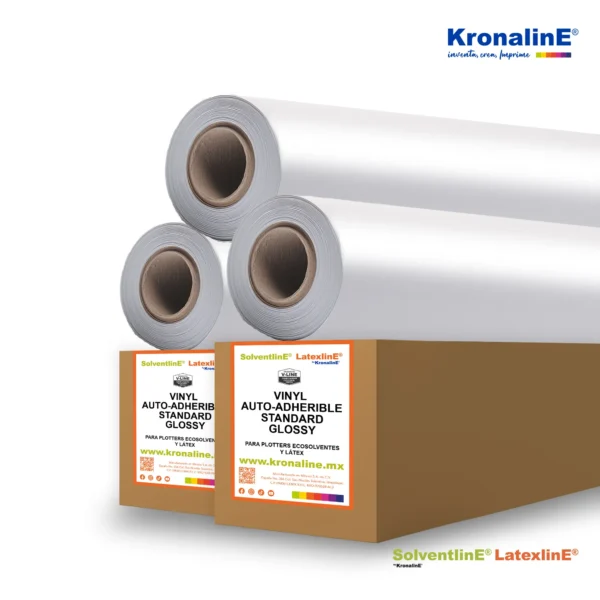 VINYL AUTO-ADHERIBLE STANDARD
GLOSSY PARA PLOTTERS ECOSOLVENTES Y LÁTEX